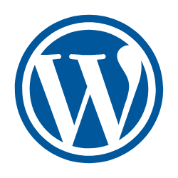 WordPress CMS logo — Nexza Solutions WordPress development
